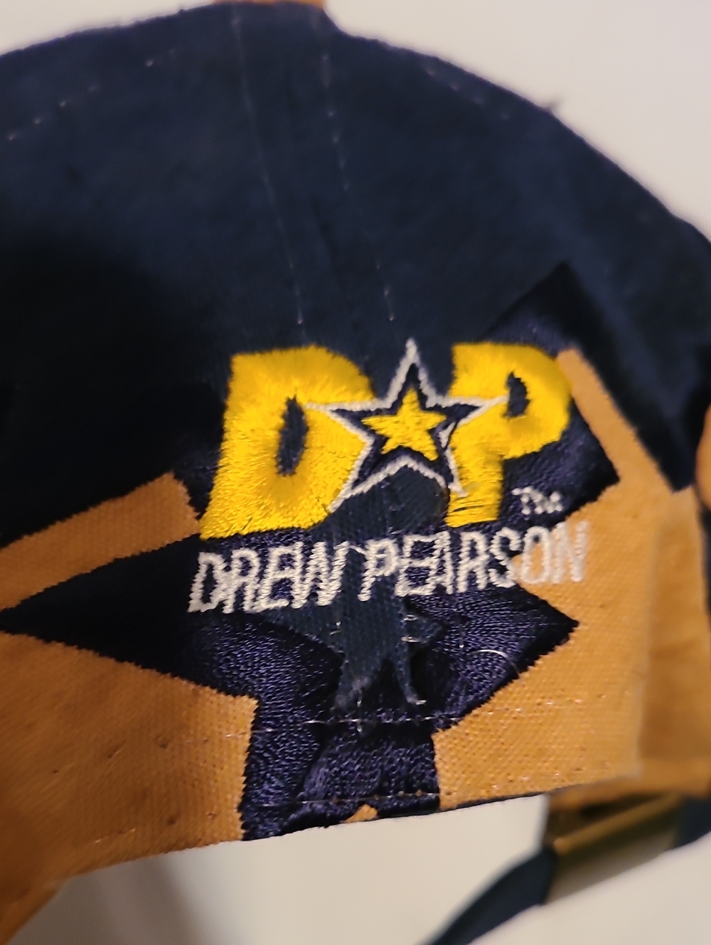 Vintage Drew Pearson San Diego Chargers Jagged Edge Hat Cap Blue Tan NWT Logo - Picture 8 of 16